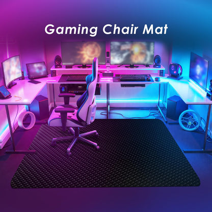 Vicwe Gaming Chair Mat for Hard Floor,36" x 55" Computer Chair Mat for Tile Floor,Anti-Slip Hard Floor Protector Rolling Chair for Office Home