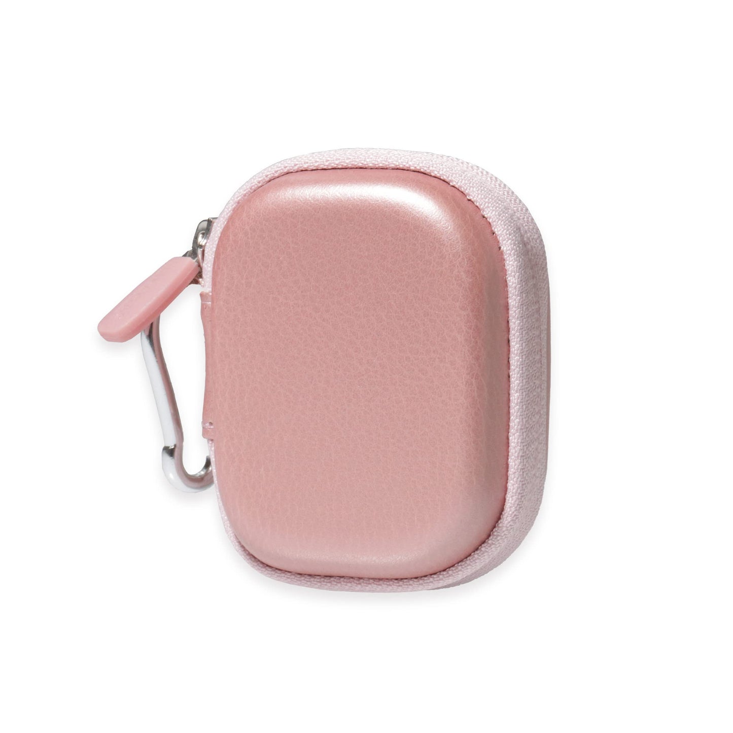 CaseSack Case for TAGRY X08 Bluetooth Headphones True Wireless Earbuds 60H, mesh Pocket for Charge Cable (Rose Gold)