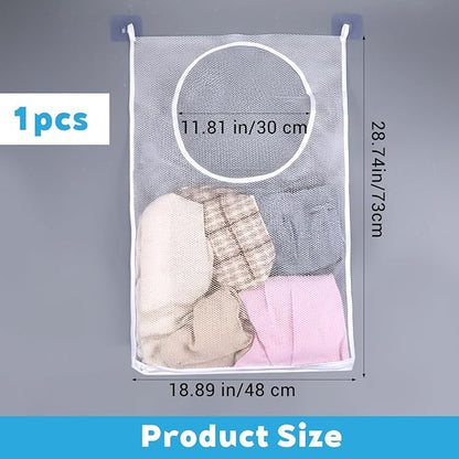 Portable Hanging Laundry Hamper, 28.74 X 18.89 Inches, Over the Door Laundry