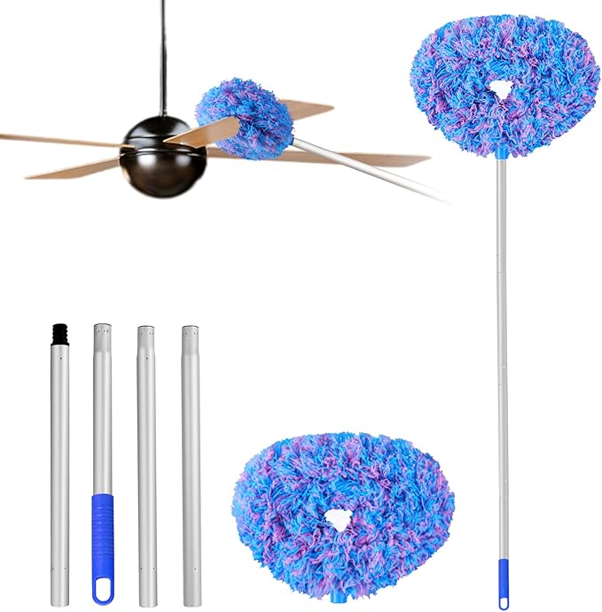 Ceiling Fan Cleaner Duster Reusable Microfiber Ceiling Fan Blade Cleaner