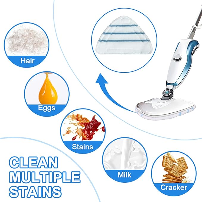4 Pack Reusable Mop Pads Compatible