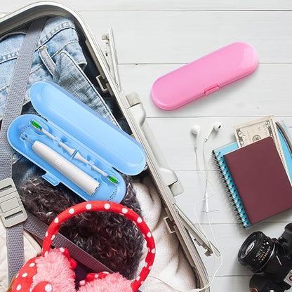Fowecelt 2 Pack Electric Toothbrush Travel Case