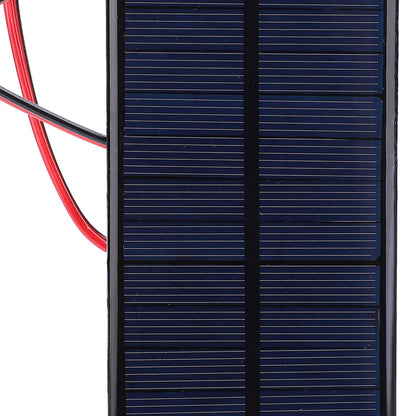 Moncer 1W 6V Mini Solar Panel, 3PCS Polysilicon Cell Charger Module with 30cm Cable for Solar Lawn Lights Solar DIY System Kit