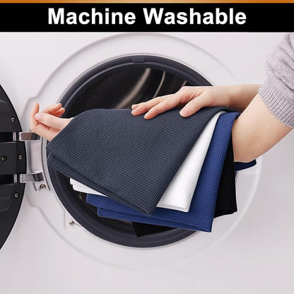 Homaxy 100% Cotton Kitchen Towels and Dishcloths Set