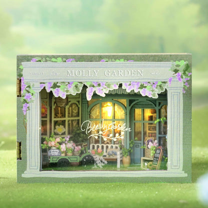 DIY Miniature House Kit, CUTEROOM Mini House Kit for Adult to Build