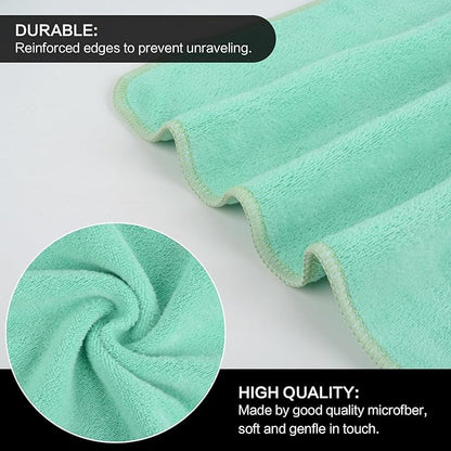 SINLAND Microfiber Facial Cloths Fast Drying Washcloth 12inch x 12inch