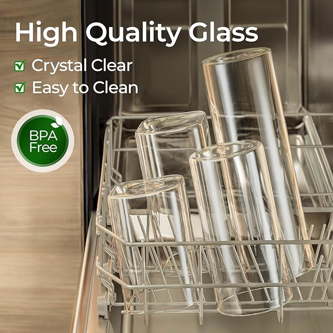 ComSaf 1.4 Qt Glass Storage Containers