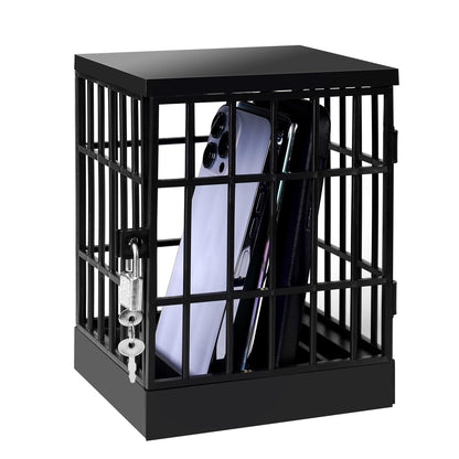 Gemaxvoled Cell Phone Jail Lock Box, Mobile Phones Prison Lockable Cage for Classroom Family Time Party