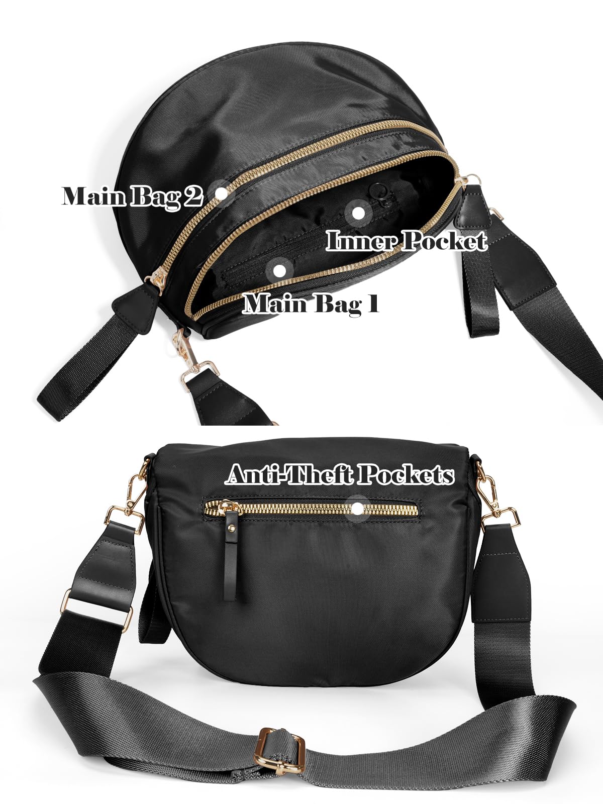 Pure Colour Crossbody Bag Bum Bag for Women,Spacious Purse Fanny Packs Belt Bag,Oversized Bum Bag (Colour Bum Bag-Beige)