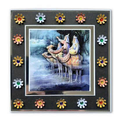Katy Sue Nativity Die-Cut Decoupage Selection Pack. Contains 12 Pre-Cut Die Cut Decoupage Paper Sheets for Christmas Card Making Supplies. 3 Copies Each of 4 Different Nativity Designs