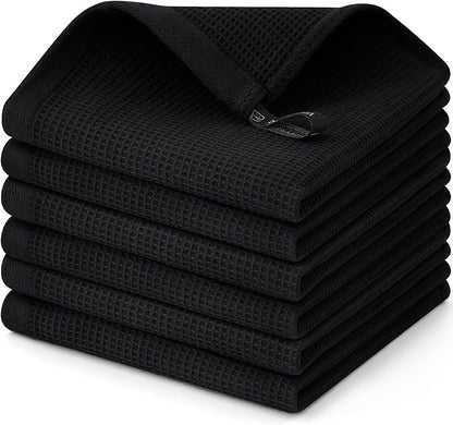 Homaxy 100% Cotton Waffle Weave Dish Cloths