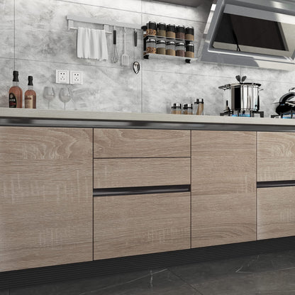 Boobest 15.7"x 354" Gray Wood Wallpaper Textured Peel and Stick Wallpaper Wood Grain Contact Paper Waterproof Removable Faux Wood Wall Paper Decor for Furniture Cabinets Crafts Bedroom Living Room