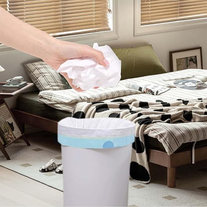 4 Gallon Trash Bags Drawstring, 4 Gal Small Garbage Bags
