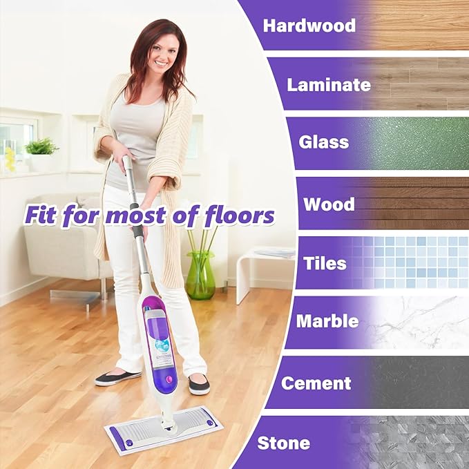 Mop Pads Refills for Swiffer Power Mop: 30 Pcs Wet Dry Disposable Pad for
