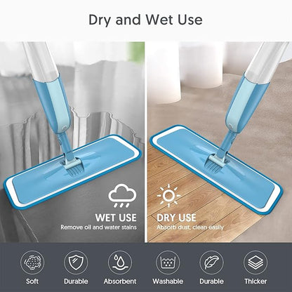 7 Count Reusable Microfiber Mop Pads
