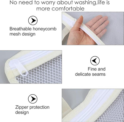 2 Pcs Hanging Laundry Bag Small Mesh Laundry Bag