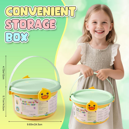 Sundaymot Kids Arts and Crafts Set 2000+ Piece DIY Craft Supplies Kit with Assorted Accessories for Boys & Girls Ages 6-12, School Classroom Projects, Gifts for Boys and Girls.