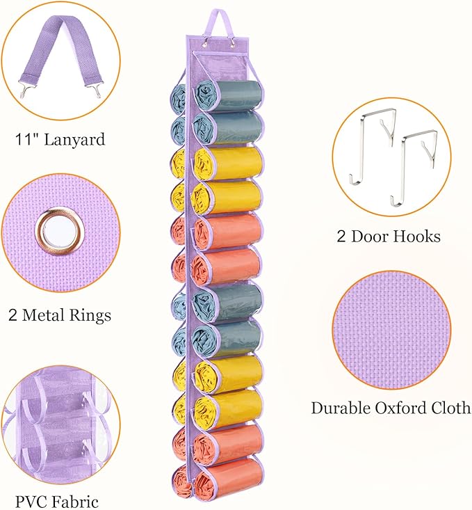 Lirex Hanging Yoga Legging Storage Organizer