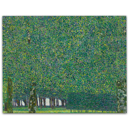 Gustav Klimt The Park 11x14 Unframed Print – Nature-Inspired Fine Art Reproduction, Abstract Forest Painting for Peaceful Home, Office, or Meditation Space Décor
