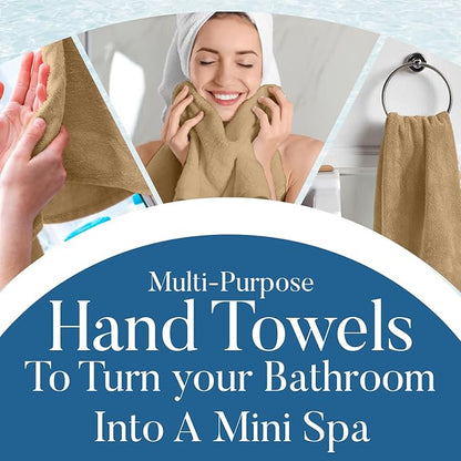 DAN RIVER 6-Pack Premium Hand Towels