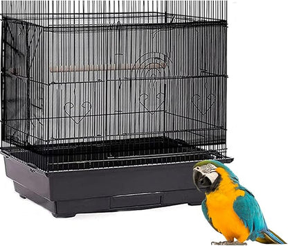 Bird Cage Seed Catcher, Large Bird Cage Skirt Guard, Adjustable Soft Nylon Mesh Bird Cage Netting for Round Square Bird Cages Circumference 60-86Inch
