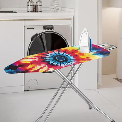 Rainbow Tie Dye Ironing Board Cover Durable Thick Table Top Ironing Board Cover