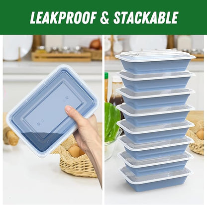 50 Pack 32 oz Meal Prep Containers Reusable