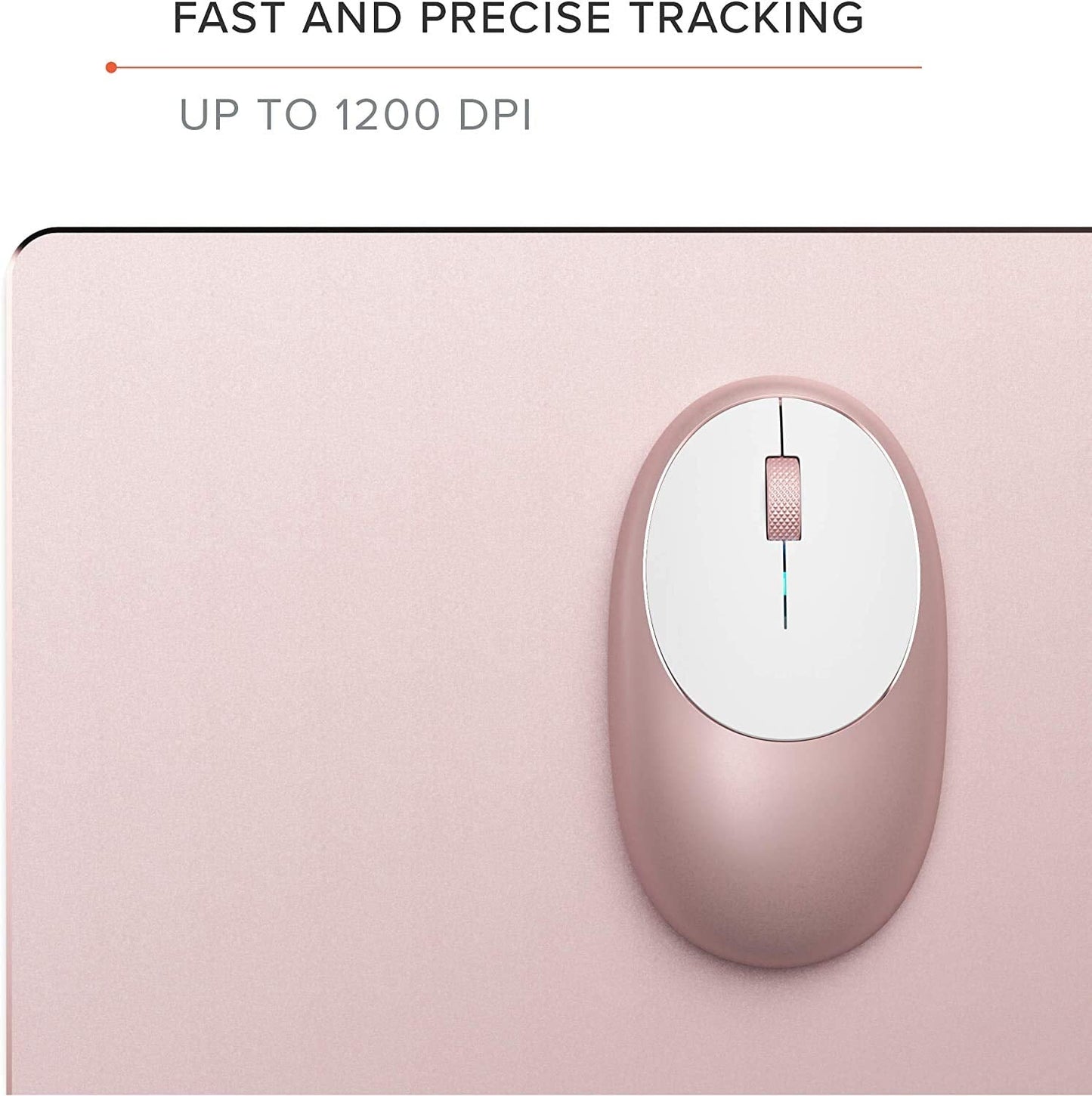Satechi M1 Wireless Bluetooth Mouse, USB-C Rechargeable, Compact & Portable, for MacBook Air/Pro M4, iPad Air/Pro M4/M3, iPad mini, Mac mini, iMac & Windows - Space Gray