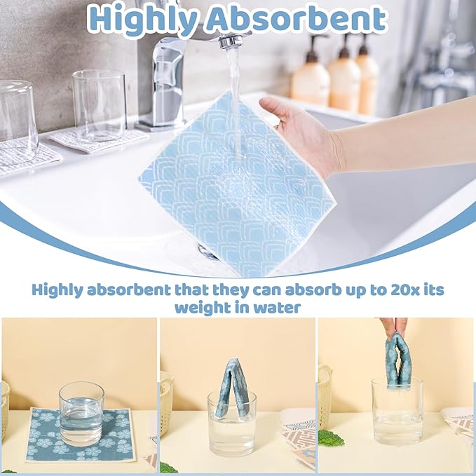 Needbrock 6 Pack Swedish Dishcloths