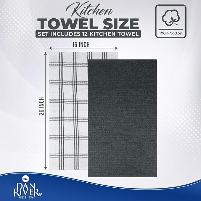 DAN RIVER Premium Kitchen Towels