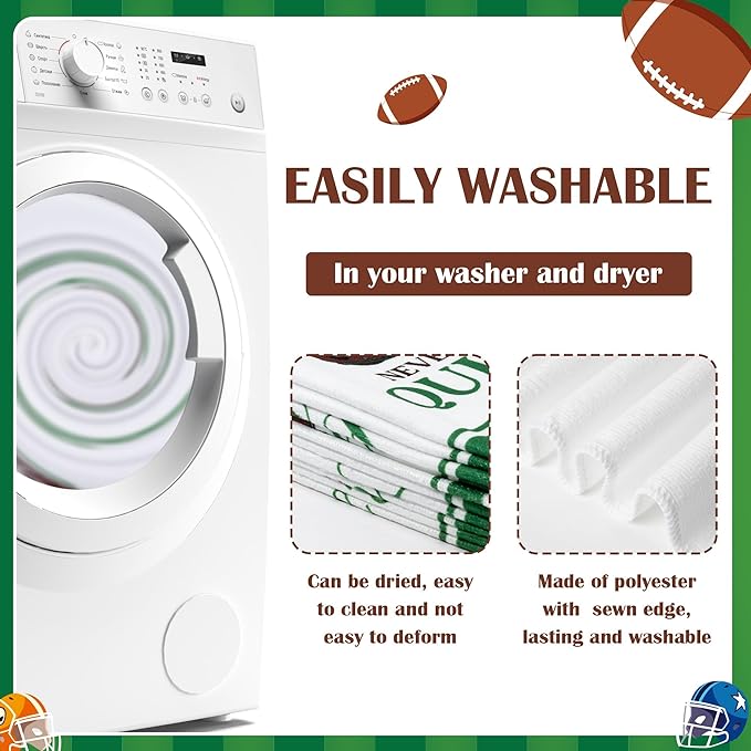 R HORSE Funny Football Kitchen Dish Towels