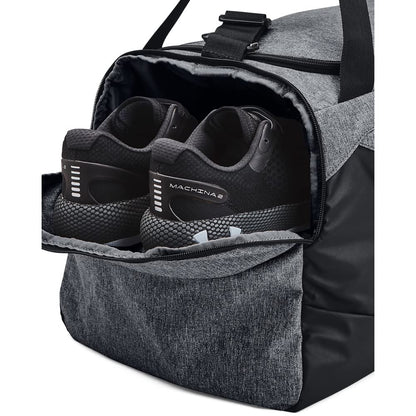 Under Armour Unisex-Adult Undeniable 5.0 Duffle , Pitch Gray Medium Heather (012)/Black , Medium
