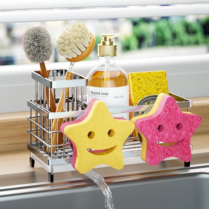 HapiRm Sink Caddy Sponge Holder