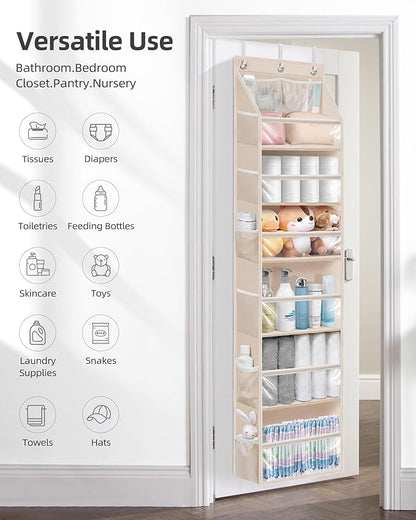 STORAGE MANIAC Over the Door Organizer Large Capacity Hanging Organizer