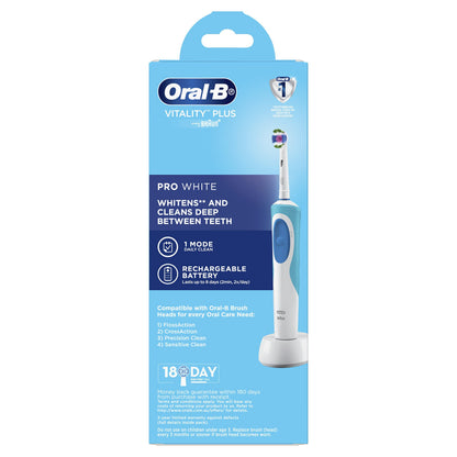 Oral-B Vitality Plus Pro White Electric Toothbrush
