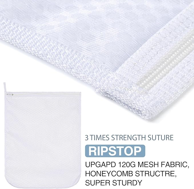 4 pcs Durable Honeycomb Mesh Laundry Bags