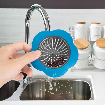 Kitchen Sink Strainer, Large Wide Rim 4.5" Diameter Sink Drain Strainer