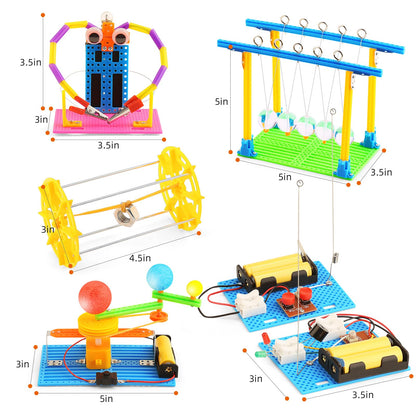 STEM Science Kits for Kids Age 8-12, Boys Activities Robot Building Kit 6-8 Girls Engineering Projects STEM Toys Learning Educational Science Game Experiment Gifts for 6 7 8 9 10 11 Year Old Activity