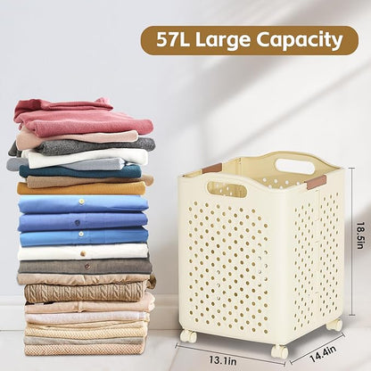 57L Collapsible Laundry Basket