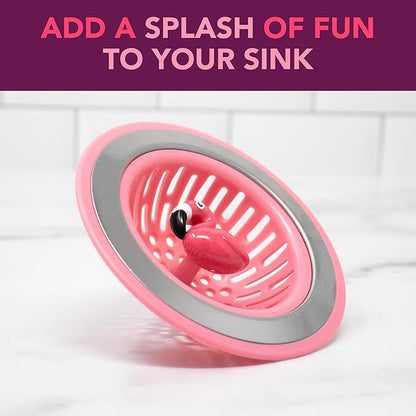 Joie Flamingo Kitchen Sink Strainer Basket, Fits All Standard Sinks, Stainless