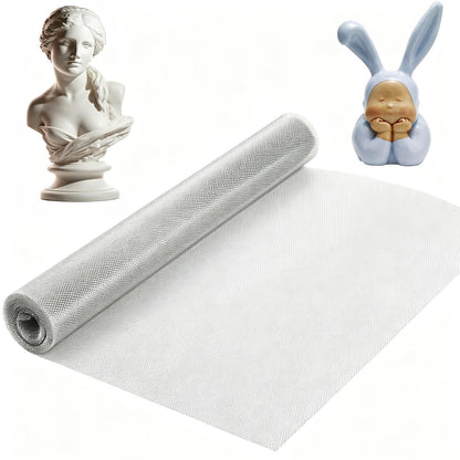 Aluminum Wire Mesh for Arts and Craft, Sculpting Wire Mesh Roll 15.7 Inch by 9.84 Foot Heavy Duty Aluminum Armature Mesh for Clay, Metal Art, Sculpture Projects & DIY Crafts