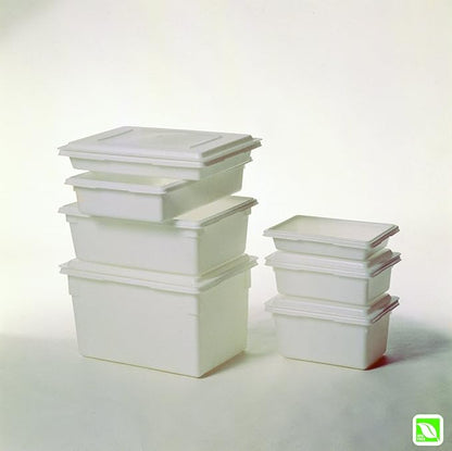 Rubbermaid Commercial Products Food Storage Box, 2 Gallon Capacity, White, for Restaurant/Kitchen/Cafeteria