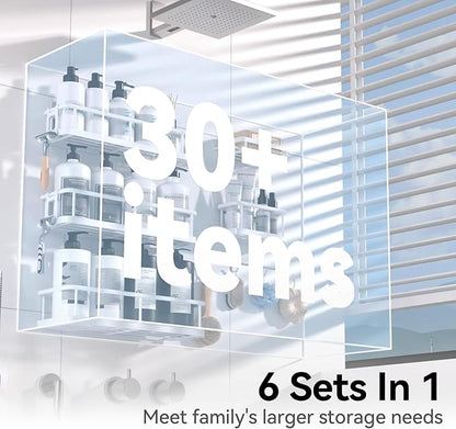 YASONIC Shower Caddy, Large Capacity Bath Organizer