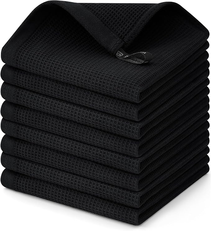 Homaxy 100% Cotton Waffle Weave Dish Cloths