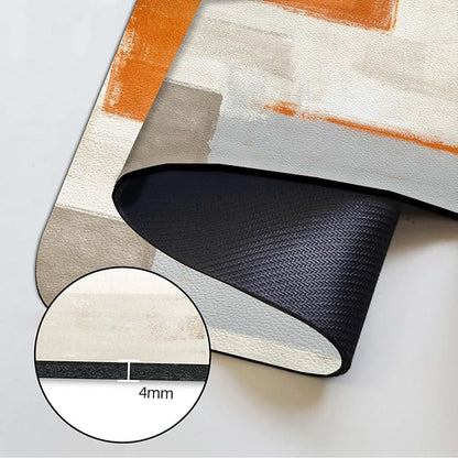 MCALK Orange Kitchen Sink Faucet Mat Splash Guard, Absorbent Quick-Dry Kitchen