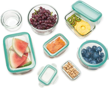 OXO Good Grips 1.6 Cup Smart Seal Leakproof Glass Rectangle Airtight Food