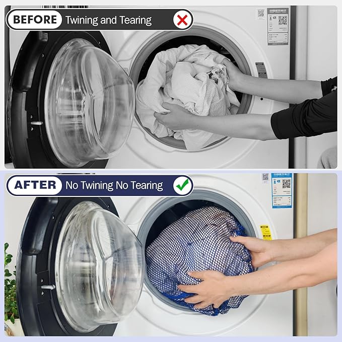 4Pcs Mesh Laundry Bags Washing Machine Mesh Wash Bags
