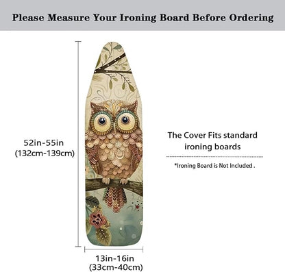 Owl Ironing Board Cover and Pad Standard Size