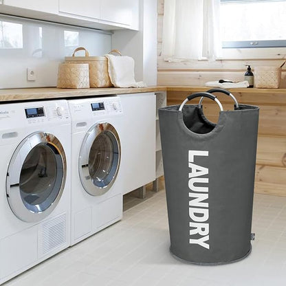 DOKEHOM 125L X-Large Collapsible Washing Laundry Basket Bag
