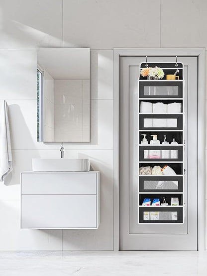 JARLINK Over the Door Organizer Storage, 5 shelf Hanging Organizer